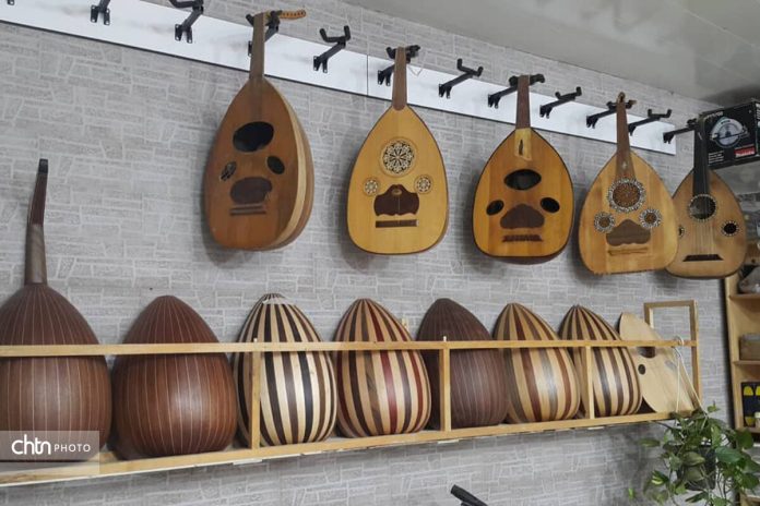 The Oud Iranian musical instrument