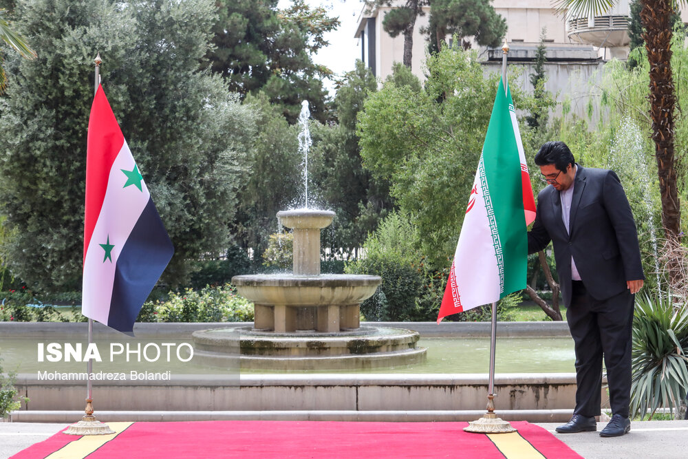 Iran Syria Flags