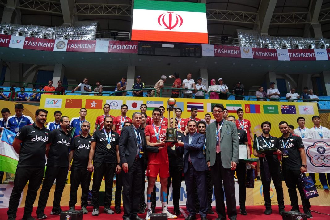 Iran's under-16 volleyball team