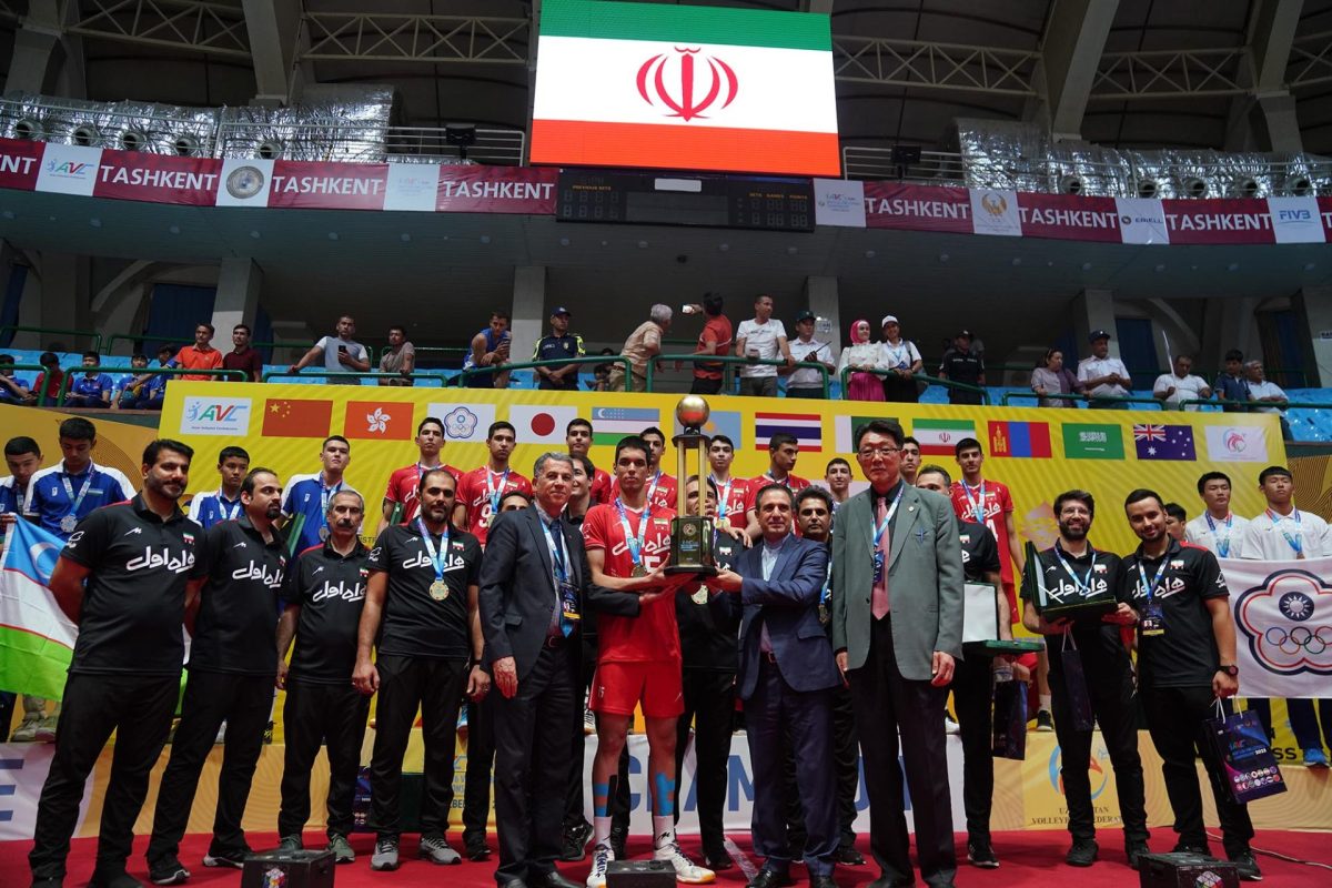 Iran's under-16 volleyball team crowned at 2023 Asian Championship 1 Iran's under-16 volleyball team