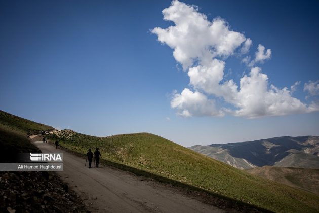 Pilgrimage ritual on mountain top in northwest Iran