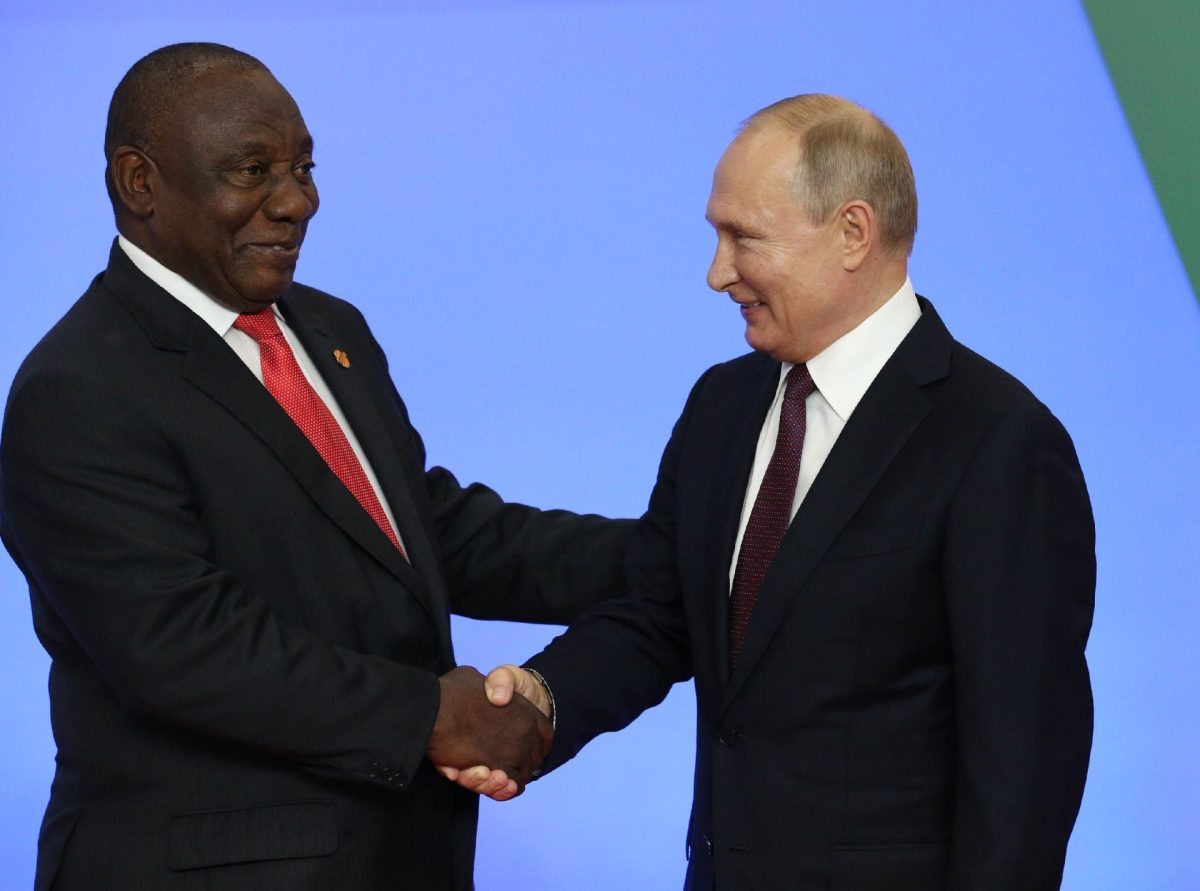 Arresting Putin would be declaration of war with Russia: South Africa president 1 Putin and Ramaphosa