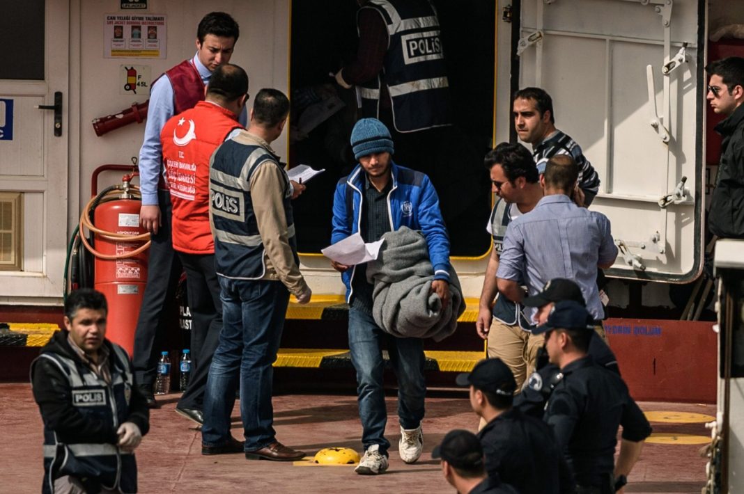 Turkey Police Migrants