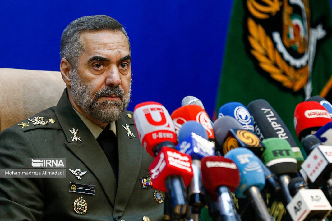 Iran's Defense Minister Brigadier General Mohammad Reza Ashtiani
