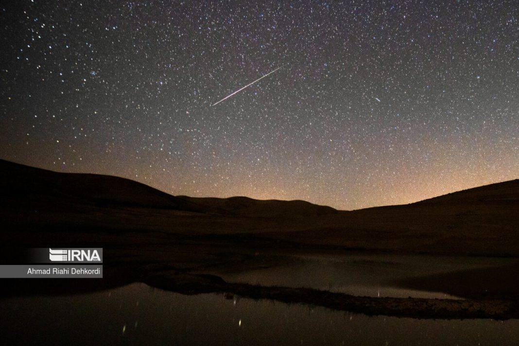 Iran Perseid meteor shower