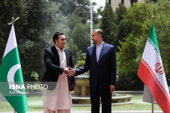 Hossein Amir Abdollahian Bilawal Bhutto Zardari