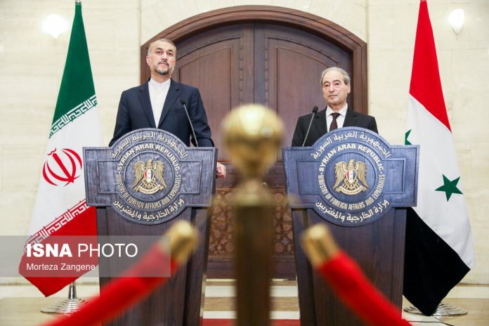 Hossein Amirabdollahian and Faisal Mekdad