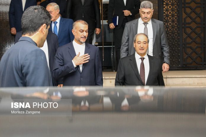 Hossein Amirabdollahian and Faisal Mekdad