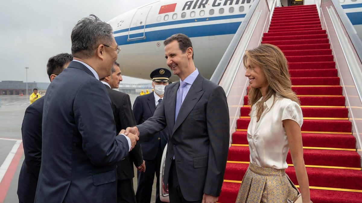 Syria president arrives in China for first visit in almost 20 years