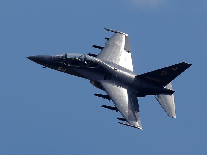 Russian-made Yak-30 combat-training aircraft