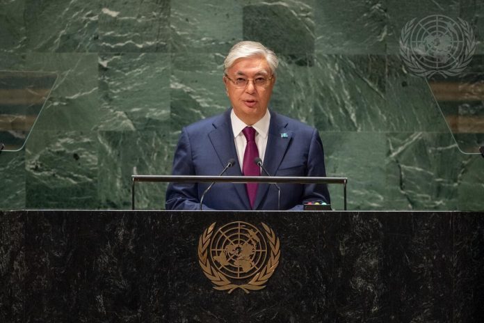 Kazakhstan President Kassym-Jomart Tokayev