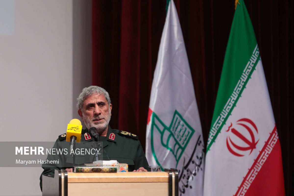 IRGC Quds Force commander: Resistance front can still surprise Zionists 1 Esmaeel Ghaani