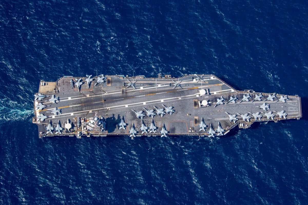 US aircraft carrier