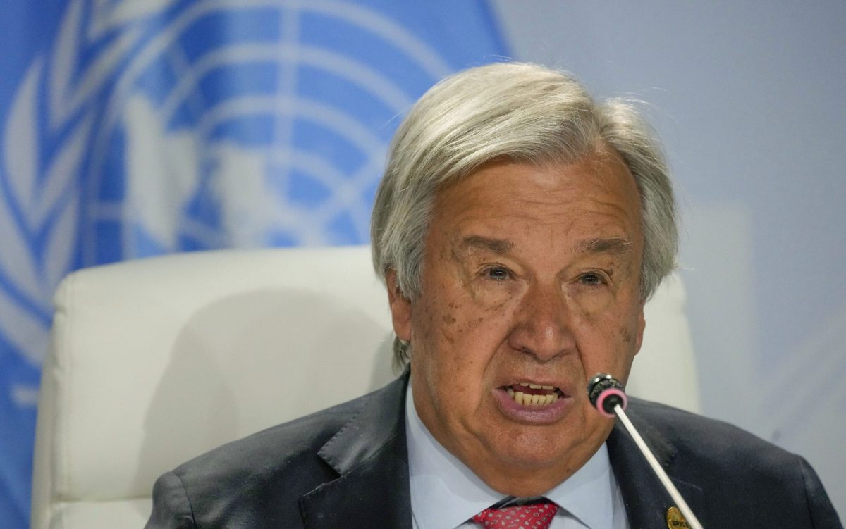 Hunger must never be 'weapon of war': UN head 1 António Guterres