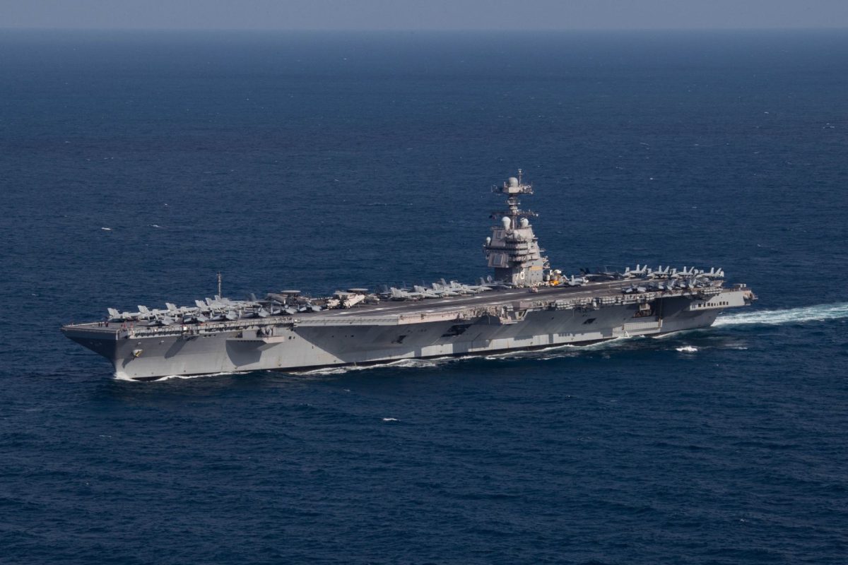 US aircraft carrier