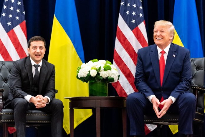 Trump and Zelensky