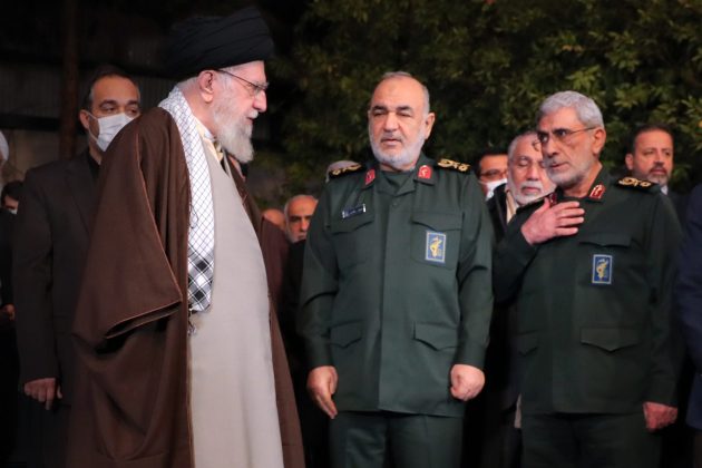 Iran Leader attends funeral of top IRGC commander slain in Israeli attack