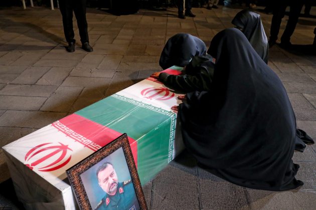 Iran Leader attends funeral of top IRGC commander slain in Israeli attack