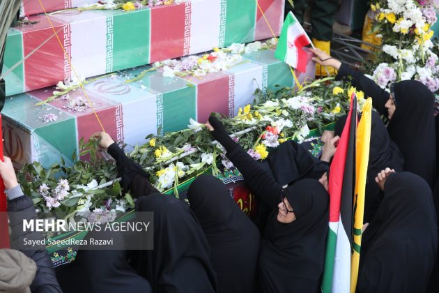 Funeral services Iran unknown martyrs
