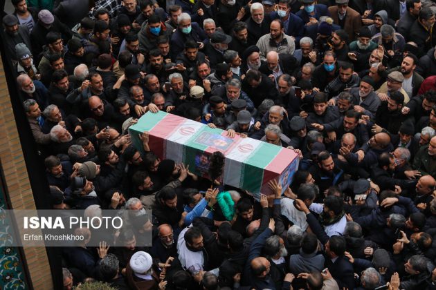 Funeral ceremony Seyyed Razi Mousavi