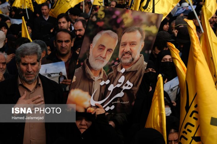 Funeral ceremony Seyyed Razi Mousavi