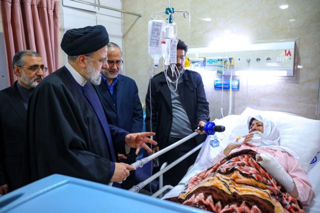 Iran president visits survivors of Kerman terror incident 