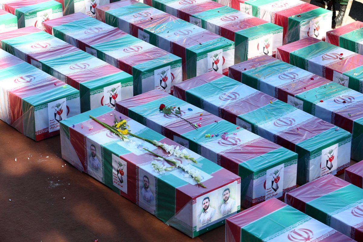 Iranians call for revenge, during funeral for victims of terror blasts in Kerman 1 Kerman Terror Attack