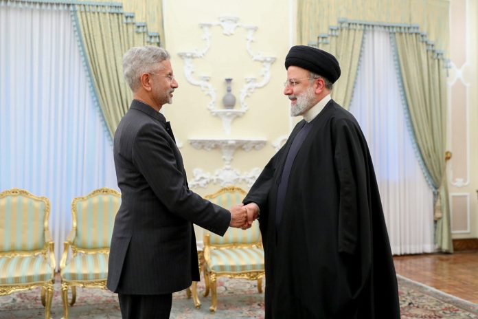 Ebrahim Raisi and Subrahmanyam Jaishankar