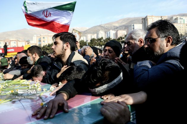 Iranians hold funeral for IRGC military advisors killed in Syria