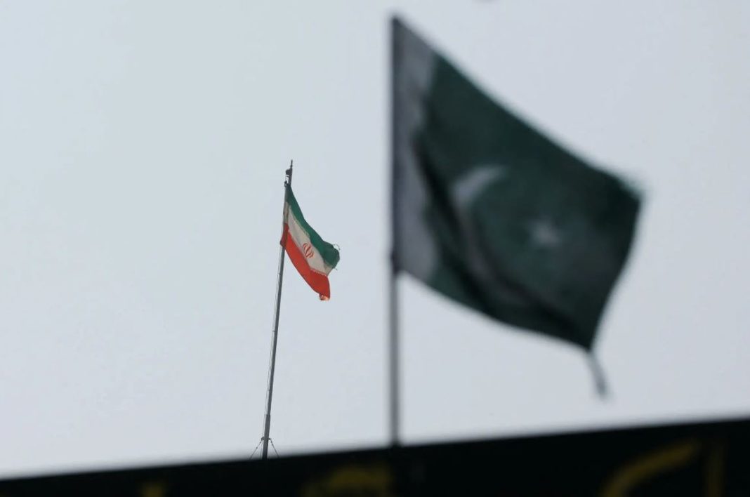 Iran and Pakistan Flags