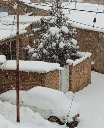 Iranians filled with joy after much-coveted snow plasters cities
