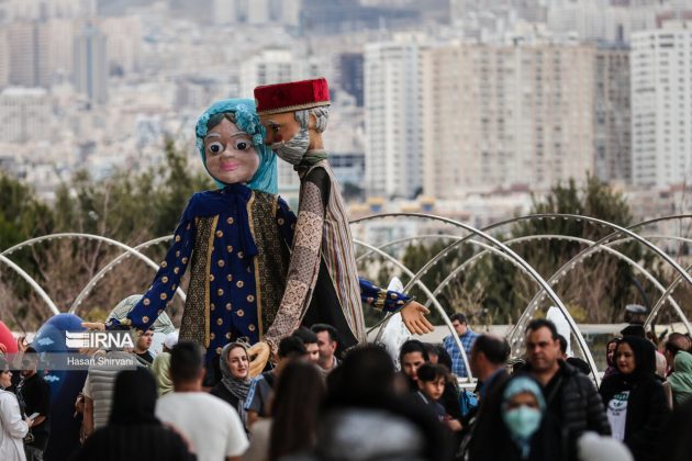 Tehran’s Milad tower hosts Nowruz holidaymakers