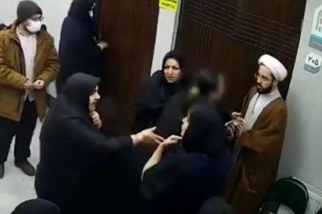 woman’s altercation with cleric in Qom