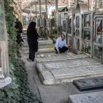 Iranians commemorate the dead on last Friday of Persian year