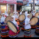People in Iran's north welcoming Nowruz