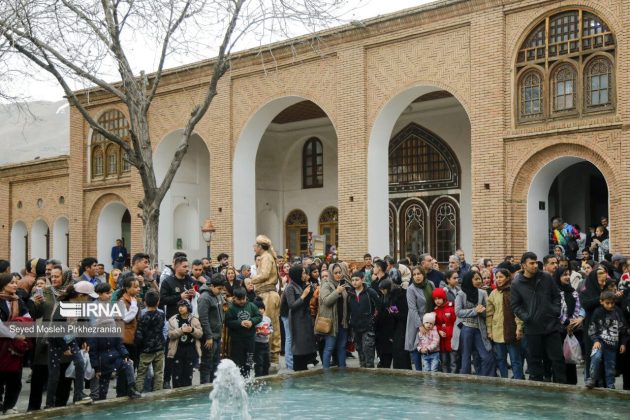 Iran tourism: Historical Asef Mansion in Kordestan hosts Nowruz tourists 