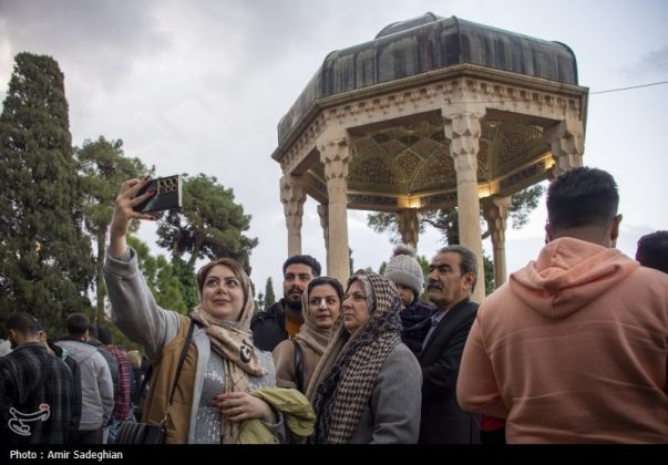 Iranians celebrate New Year in Hafezieh in Shiraz