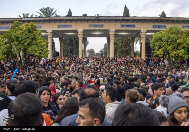 Iranians celebrate New Year in Hafezieh in Shiraz