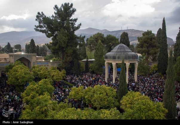 Iranians celebrate New Year in Hafezieh in Shiraz