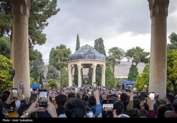 Iranians celebrate New Year in Hafezieh in Shiraz