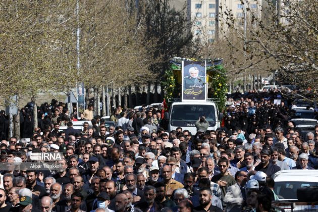 Funeral procession held for Iranian General killed in Israel Syria attack