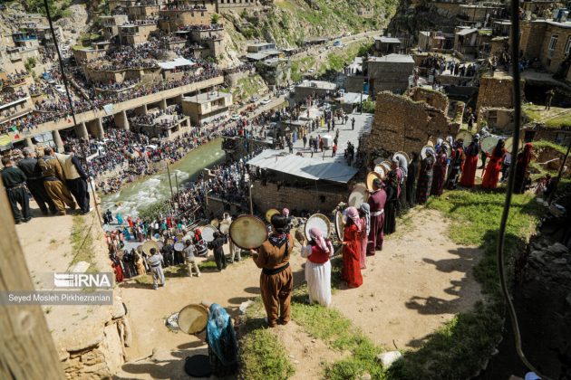 Village in Iran's Kurdistan historical festival