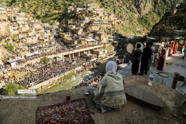 Village in Iran's Kurdistan historical festival