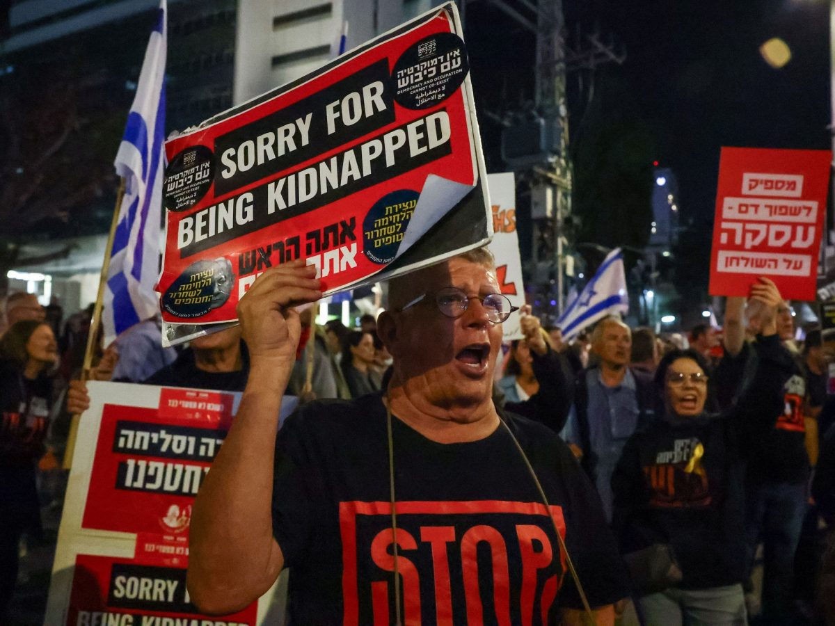 Israelis protest against Netanyahu's government, urging captive deal with Hamas 1 Israel Protest