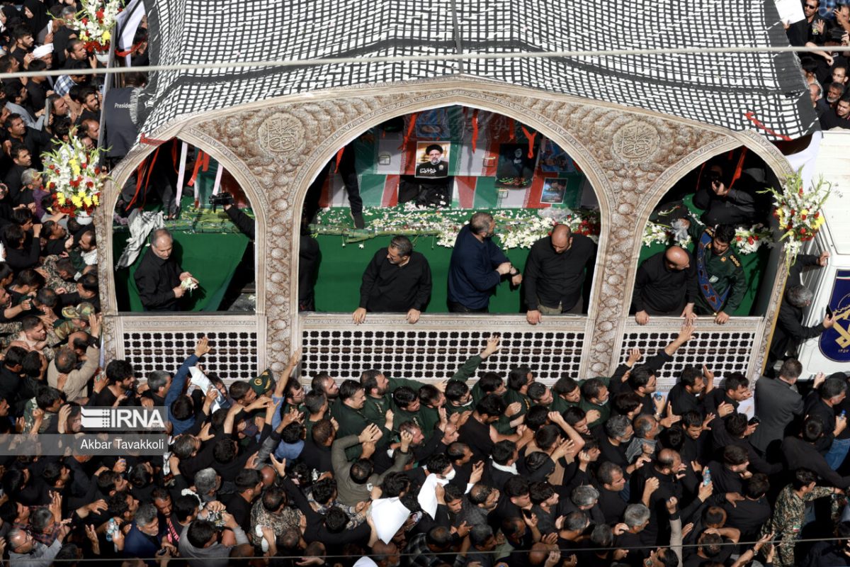 Massive crowd gathers in Iran’s Birjand for late president’s funeral 24 Funeral Procession Iran's President