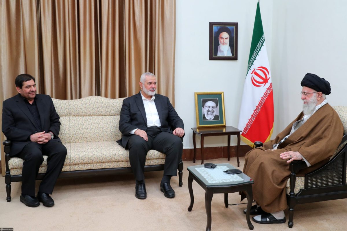 Iran's Leader meets Iraqi PM, Hamas chief in Tehran 1 Ayatollah Khamenei Hamas Chief