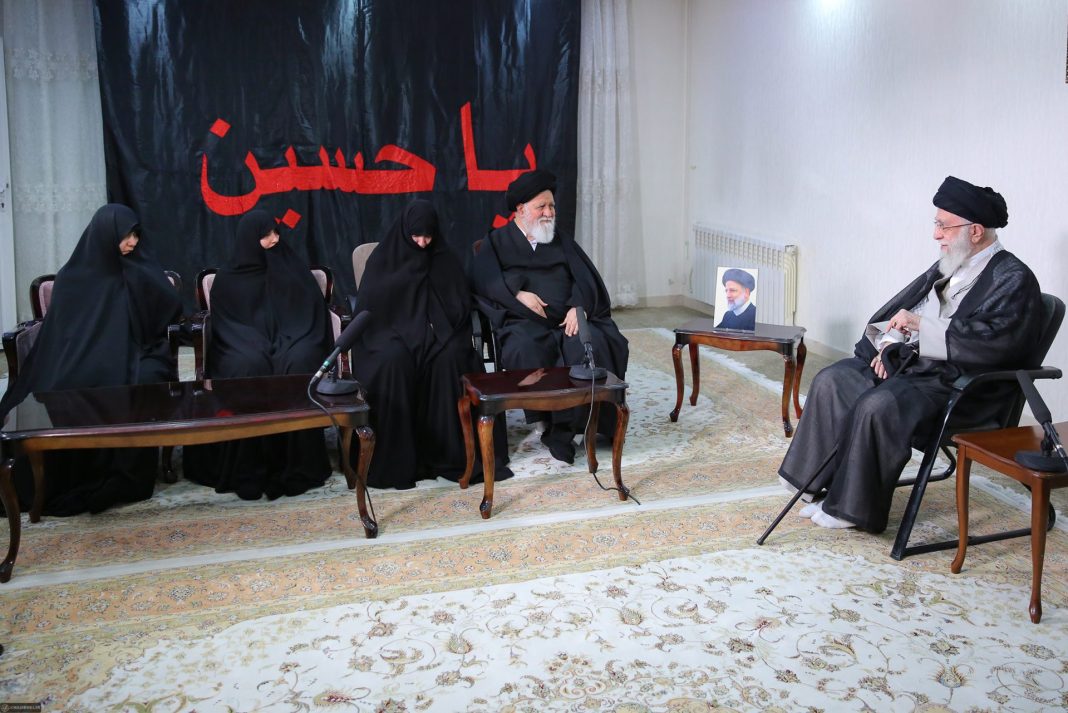 Iranian Leader visits Iranian President’s family to say condolences