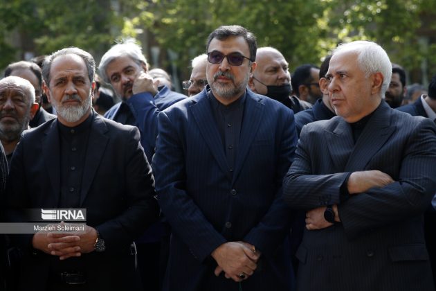 Funeral Procession Iran's FM