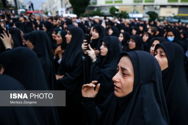 Ceremony held in Tehran to honor President Raisi, companions
