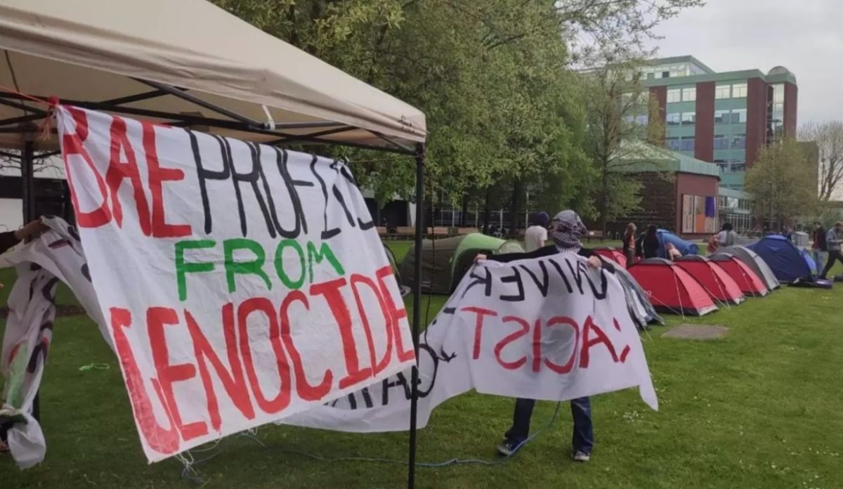 Pro-Palestine students set up encampments at UK universities